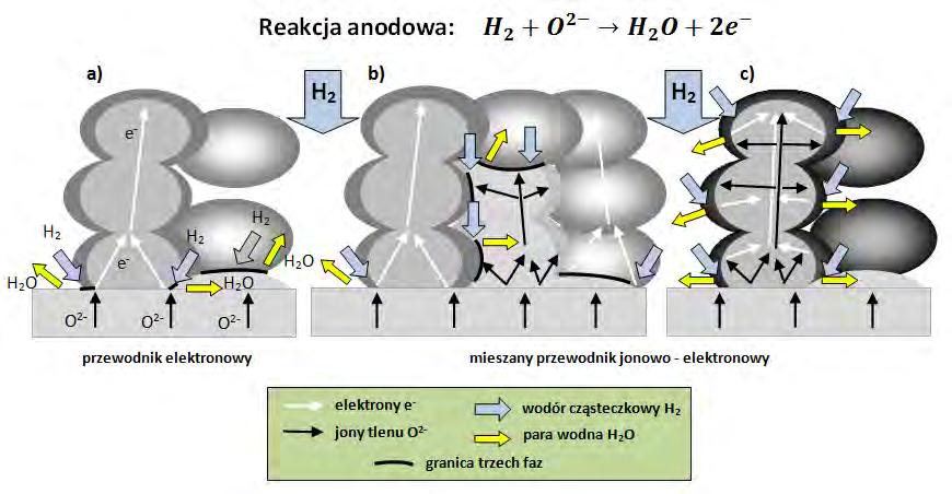 paliwowym jest również jak najdłuższa tzw. granica trzech faz (ang. Three Phase Boundary, TPB).