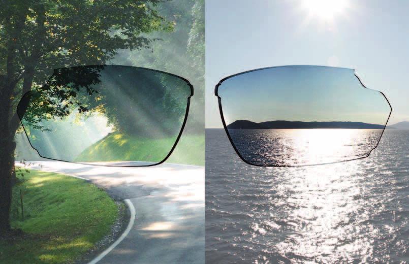 okulary // technologie // szyby [polavision ] Polaryzacja redukuje odblaski i refleksy.
