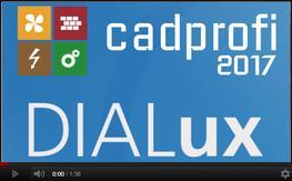 CADprofi Electrical współpraca z programem DIALux Do programu wprowadzono możliwość eksportu pomieszczeń do DIALux dzięki czemu otrzymujemy gotowy do pracy zarys budynku oraz strukturę projektu wraz