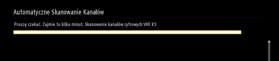 Aby anulować operację wybierz NIE i naciśnij OK. Musisz wybrać tryb wyszukiwania, aby wyszukać i zapisać audycje z żądanego źródła.