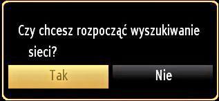 Po zapisaniu wszystkich dostępnych stacji, ich lista zostanie wyświetlona na ekranie. Jeśli chcesz posortować kanały wg LCN(*), wybierz tak, a następnie naciśnij OK.