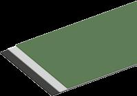 Niewielki ciężar powierzchniowy, wynoszący poniżej 1 kg/m² Możliwość kolorystycznego dostosowania powłoki Materiał powłokowy Podkład gruntujący Podłoże Budowa systemu Triflex Metal Coat Rozwiązania