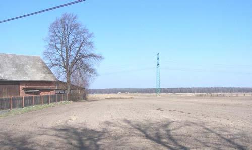 zagrodową) a dalej w kierunku