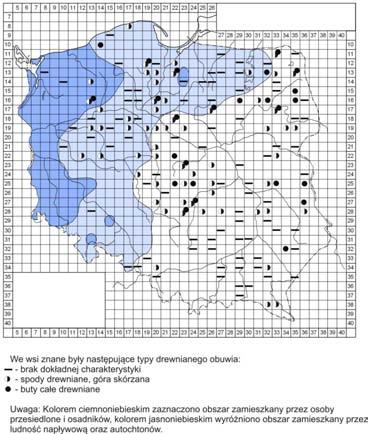 ANNA DROŻDŻ ROZHĽADY RESEARCH OUTLINES MATERIALIEN 191 rozmówców, pojawianie się i zanikanie obuwia drewnianego bardzo