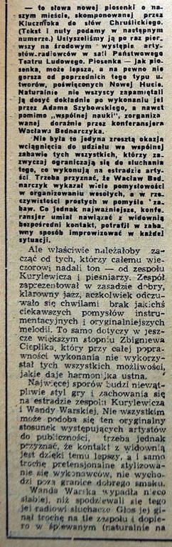 przedsprzedaży w Klubie Międzynarodowej Prasy ul. Noskowskiego 7, Tel. 159. Sprzedaż w kasie przy wejściu na salę rozpocznie się w dniu imprezy o godzinie 17.