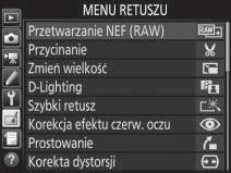się po menu. 1 Wyświetl menu.