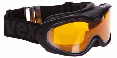 gogle OTG uvex comanche optic [lasergold lite] 100% UVA, UVB, UVC supravision easy to clean podwójne, cylindryczne szyby OTG (dla osób noszących okulary korekcyjne) wentylacja w oprawkach pojedyncza