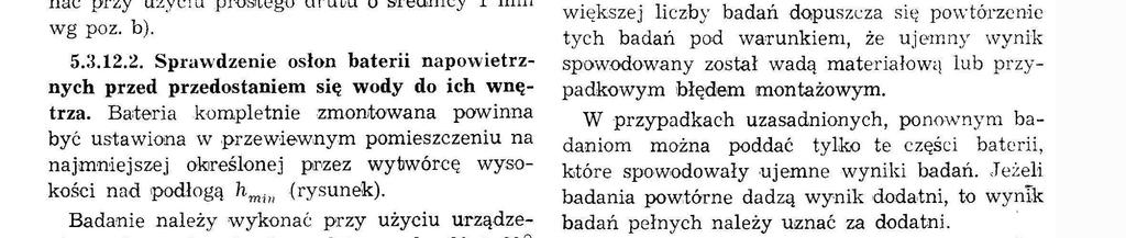 ce na pod warunkem, że ne uegne :zmane stope ń ochj'ony, a najmnejsze odstępy zoacyjne są zach owane.