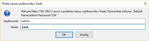 Podczas wstępnej konfiguracji sieci bezprzewodowej jesteśmy zmuszeni do wprowadzenia 8 znakowego hasła zabezpieczającego dostęp