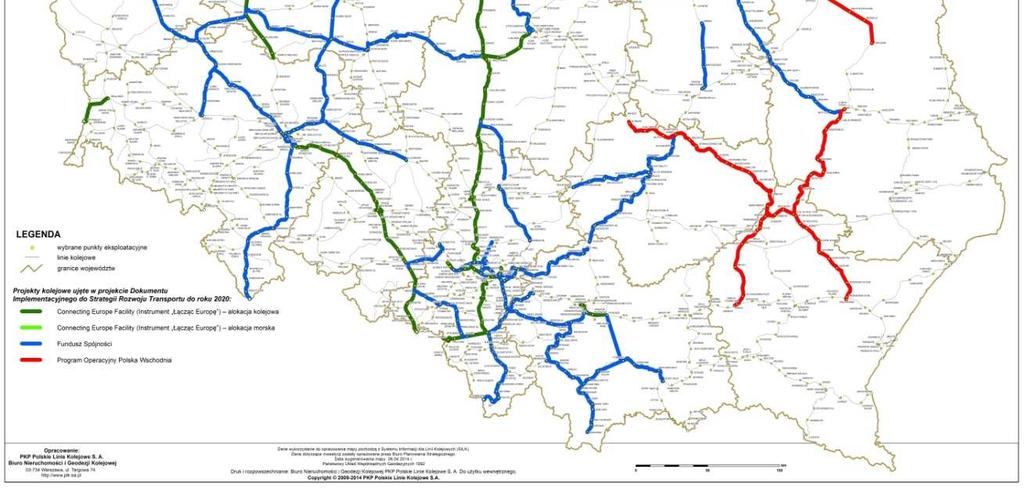 4 mld zł E 65 łączna wartość ok. 5,6 mld zł dostosowanie do wymagań sieci TEN-T korytarzy wschód zachód - E/C-E 20 łączna wartość ok.