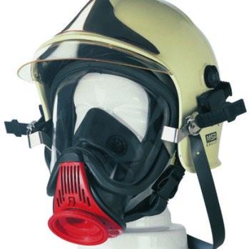 12 04 002 Maska Ultra Elite H-PS-F1 - nadciśnienie szybkozłącze MSA, na hełm Nowoczesna maska pełnotwarzowa z łącznikiem EN148 do elementów oczyszczających, aparatów powietrznych na sprężone