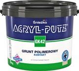 26,90 zł (5,38 zł/kg) 25 kg - 133 zł (5,32 zł/kg) Acryl Putz GK 42 grunt
