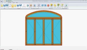 MAESTRO WD DO PROJEKTOWANIA DRZWI I OKIEN Aplikacja Xilog Maestro WD jest przeznaczona do projektowania części liniowych i łukowych okien i drzwi.