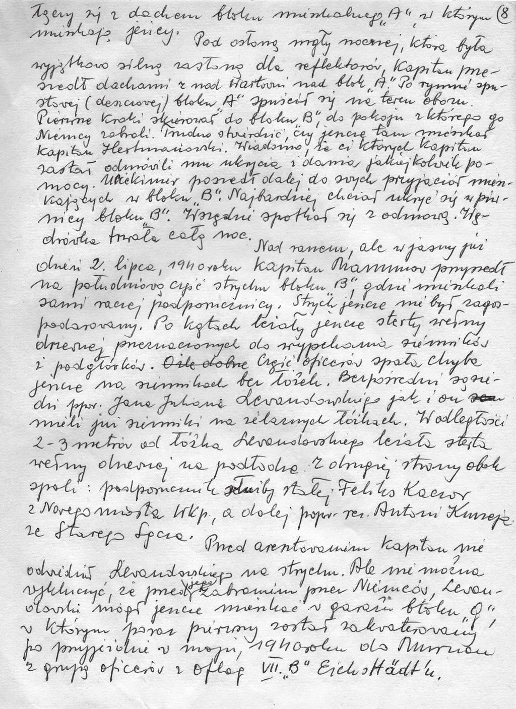 WSPOMNIENIA I RELACJE 173 5. Fragment wspomnień J.