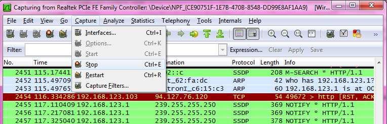 Przeglądarką połącz się z jakąś stroną internetową (np. onet.pl).