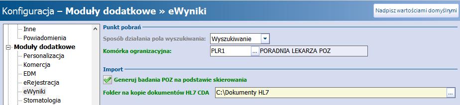 Konfiguracja Modułu ewyniki 2.