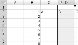 Rozmiary i liczba komórek Rysunek 5.10. Arkusz z rysunku 5.5 po wstawieniu obszaru o rozmiarze trzech wierszy Rysunek 5.11.