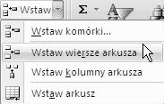 Rozmiary i liczba komórek Rysunek 5.5. Komórka B4 jest punktem odniesienia Teraz należy przekazać programowi informację o naszych zamierzeniach. W tym celu wyświetl wstążkę Narzędzia główne.