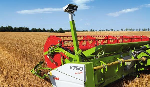 CONTOUR II gwarantuje dobre dopasowanie do podłoża. CLAAS CONTOUR II automatycznie dopasowuje przyrząd żniwny do podłoża.