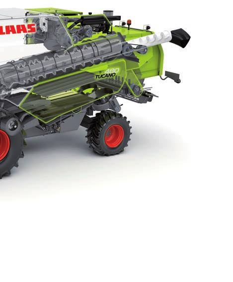 ROTO PLUS Mercedes Benz / Caterpillar ACTIVE SPREADER Siekacz SPECIAL CUT Rozdzielacz plew HD Napęd