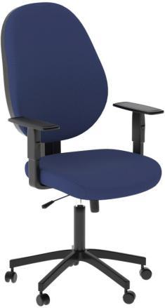 Ceny z VAT Krzesło obrotowe JOLLY POLECANE, produkt polski Klasyczne tapicerowane krzesło o szerokim wygodnym siedzisku oraz wysokim estetycznym oparciu.