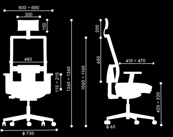 Foxtrot Net to krzesło sprawdzone w wielu instytucjach a jego wytrzymałość oraz trwałość potwierdza atest wytrzymałościowy do 150 kg.