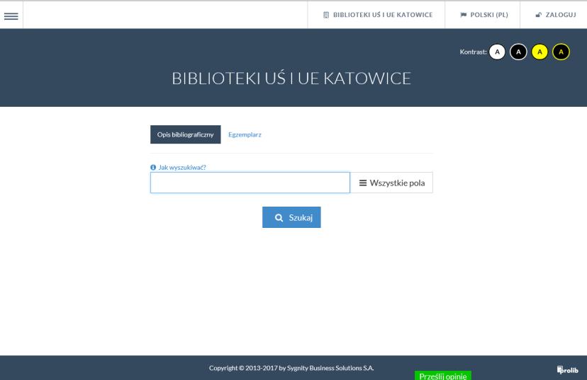 Katalog elektroniczny (INTEGRO) - instrukcja - Katalog elektroniczny OPAC (INTEGRO) zawiera informację o