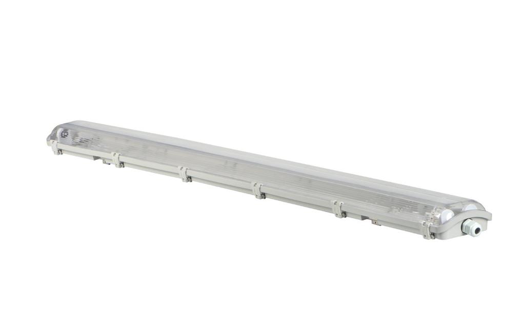 przeznaczone do źródeł światła T8 LED 220-240 V~; 50/60 Hz z zasilaniem jednostronnym / Fixtures DICHT N/4LED/PS are designed for T8