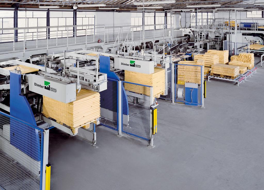 Automat do stertowania OptiCut Stacker ułatwia pracę, podwyższa produktywność i zmniejsza znacznie zapotrzebowanie na obsługę.