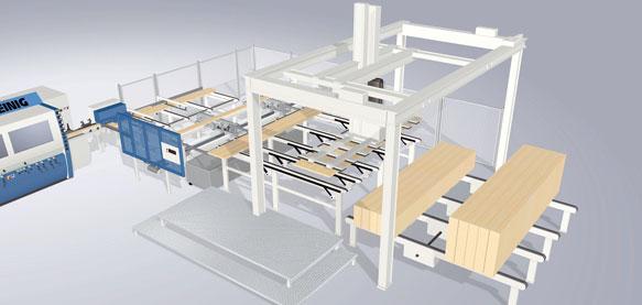 Całkowicie zautomatyzowany system doprowadzania materiału do Państwa urządzenia: nadzwyczaj wydajny i ekonomiczny, ergonomiczny i funkcjonalny Pomyśleliśmy o wszystkim i dokonaliśmy optymalizacji