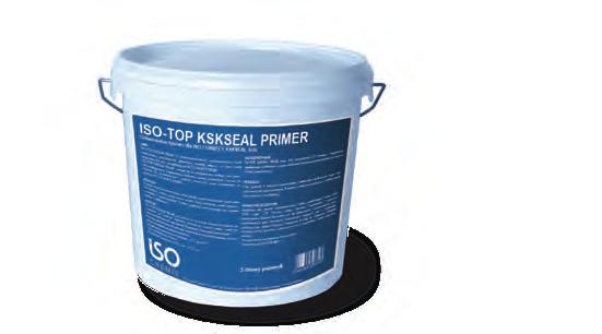 54 \ KLEJE MONTAŻOWE I ŚRODKI GRUNTUJĄCE ISO-TOP KSKSEAL PRIMER OPIS PRODUKTU ISO-TOP KSKSEAL PRIMER to bezrozpuszczalnikowy, wysokowartościowy środek zwiększający przyczepność, stanowiący powłokę