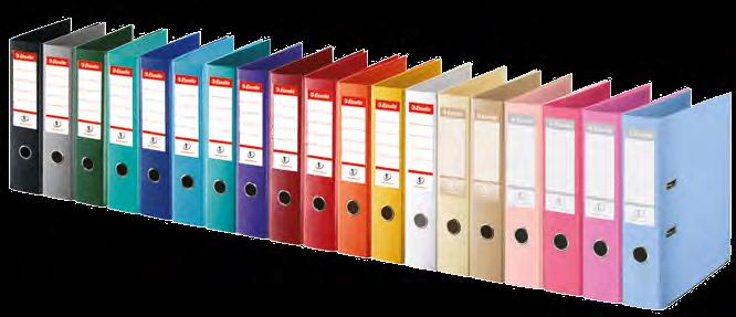 przechowywanie dokumentów Grzbiet 75 mm mieści 500 kartek; grzbiet 50 mm mieści 350 kartek A4 (80 g/m 2 ) 3 lata gwarancji na mechanizm, certyfikat FSC Zaprojektuj i wydrukuj swoje etykiety ze strony