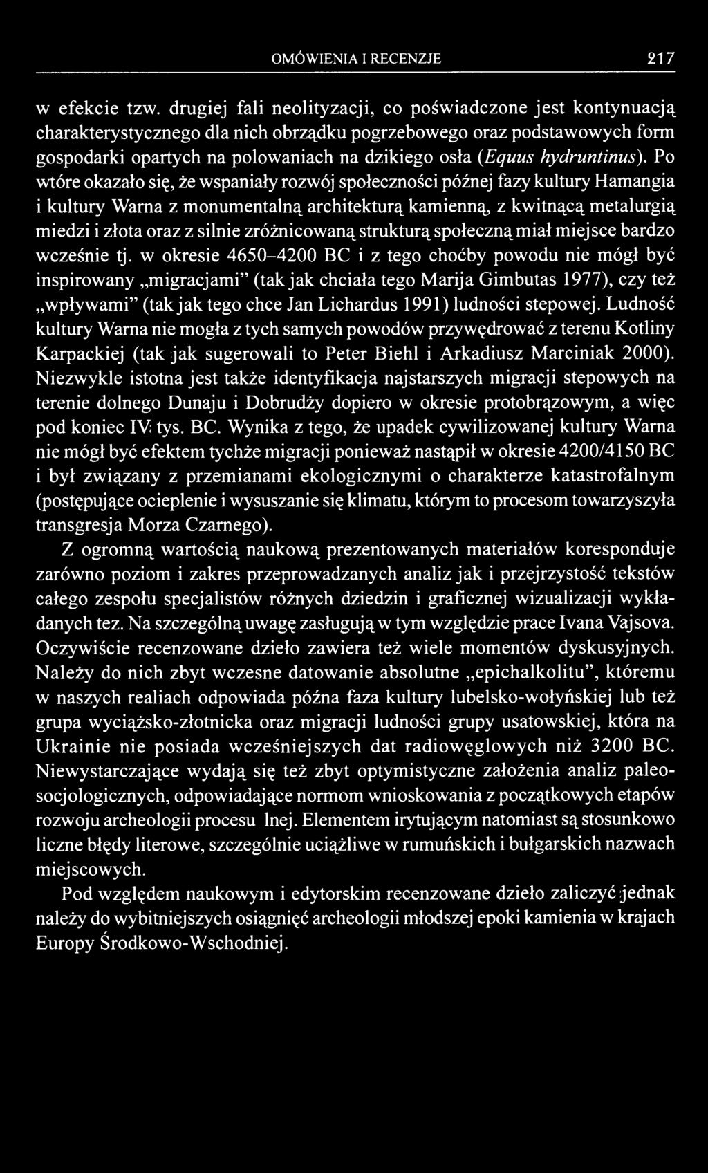 OMÓWIENIA I RECENZJE 217 w efekcie tzw.