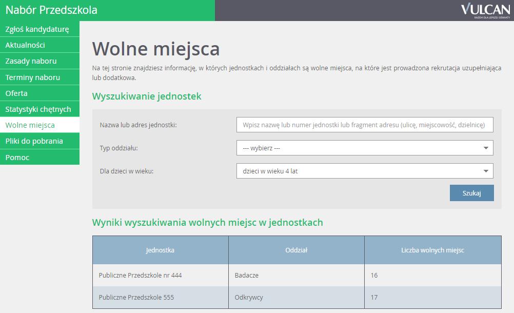 Rekrutacja uzupełniająca Rekrutacja uzupełniająca Kandydat, który brał udział w rekrutacji właściwej Jeżeli dziecko nie zostało zakwalifikowane do przedszkola w pierwszej turze rekrutacji, to w