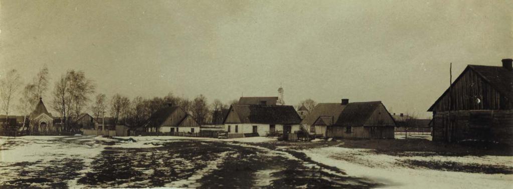 25 Styczeń 1910 rok. Zabudowa ul. H. Dąbrowskiego. Obecnie ul.