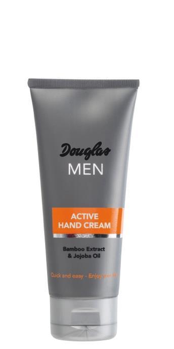 ACTIVE HAND CREAM Krem, który perfekcyjnie dba o skórę dłoni Olej jojoba nawilża, chroni i wygładza skórę, zapobiega jej przesuszeniu i zapewniając utrzymanie odpowiedniego poziomu wilgoci Pantenol