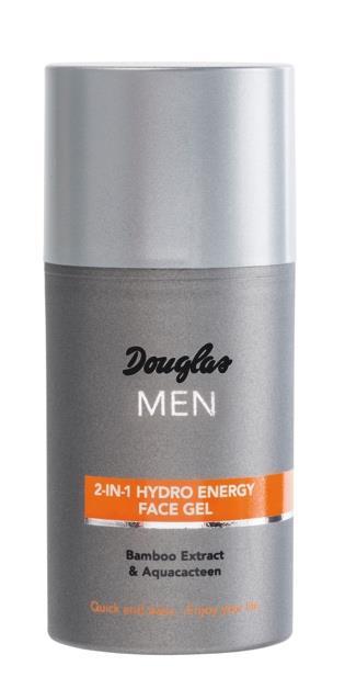 2-IN-1 HYDRO ENERGY FACE GEL Kojący żel do twarzy Olej z awokado zapobiega przesuszeniu skóry Pantenol ma właściwości kojące i zwiększające elastyczność skóry Witamina E chroni przed szkodliwym