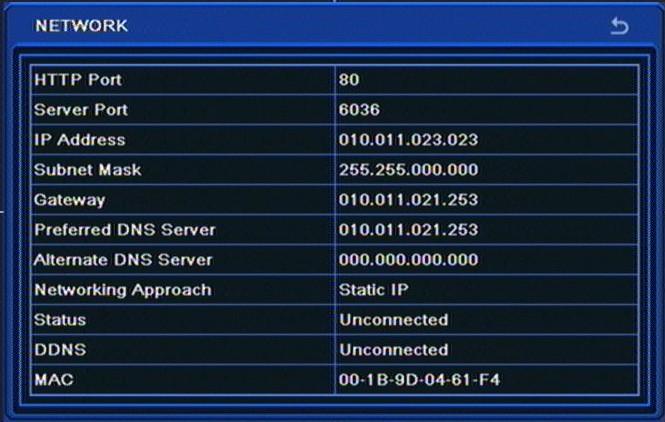 RECORDER S CONFIGURATION NDR-BA3208,NDR-BA341