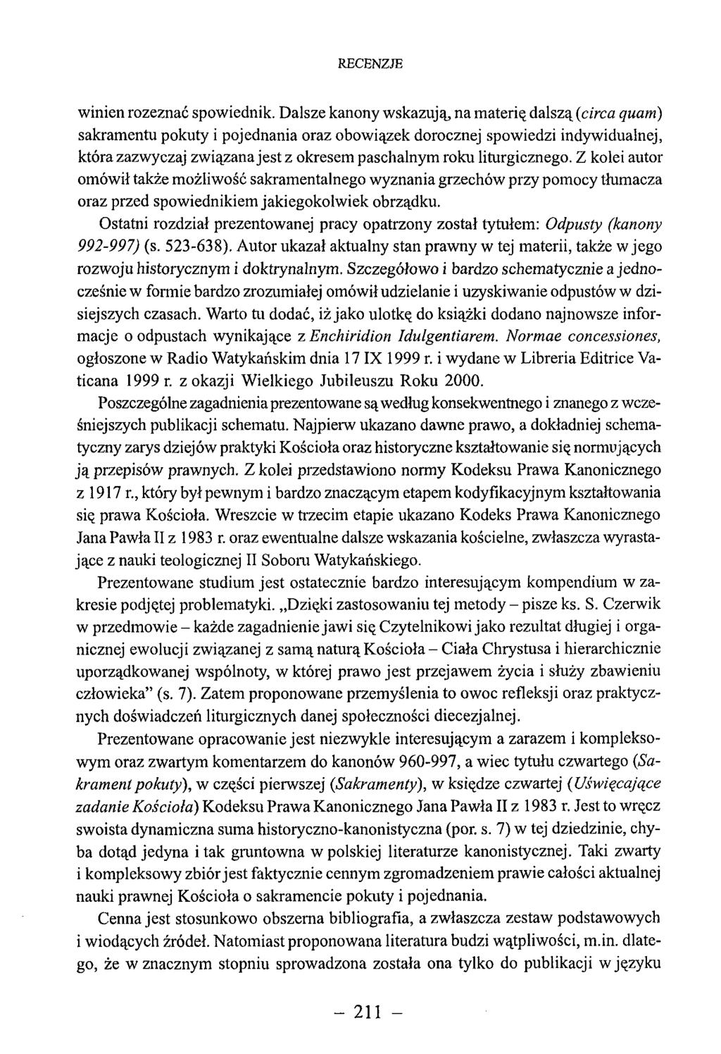 winien rozeznać spowiednik.