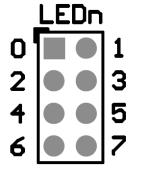 wyjście potencjometru do sterowania kontrastem RS linia sterująca LCD dana/rozkaz E lina strobu LCD