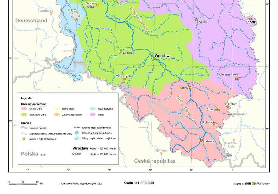 MODO obejmuje obszar źródłowy do ujścia rzeki Nysy Kłodzkiej łącznie o powierzchni 18 19 km²; 7 278 km² pow.