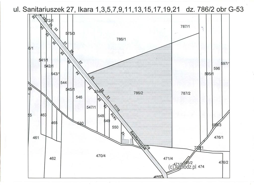 ul. Sanitariuszek 27, Ikara 1,3,5,7,9,11,13,15,17,19,21 dz.