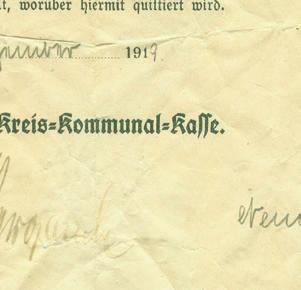 przetłumaczenie kwitu. Co ciekawe razem z niemieckimi gazetami znajdowała się Trybuna Ludu z 1963 roku.