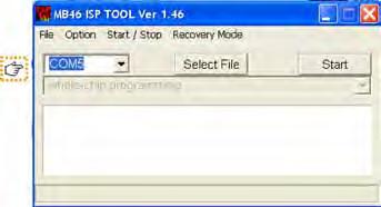 Rys. 9. Lokalizacja pliku spisp V1.46.exe w katalogu MB46 Następną czynnością jest uruchomienie pliku spisp V1.46.exe znajdujący się w katalogu MB46. Lokalizacje pliku pokazano na rysunku 9.