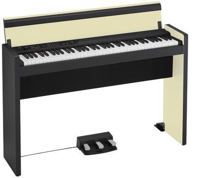 14932 LP 180 WH Pianino Cyfrowe 2 849 PLN KORG LP 180 to cyfrowe pianino posiadające bardzo wąską obudowę, pokrywę na klawiaturę, oraz 3 pedały.