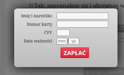 Po zakończeniu płatności również zapisywany jest numer referencyjny w celu przyszłych płatności oneclick. 2.