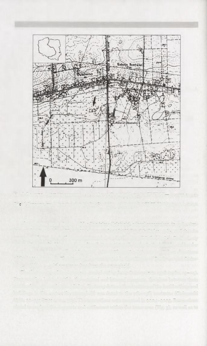 326 Andrzej Buko, Tomasz Dzieńkowski Fig. 1. Busówno, Wierzbica commune, Chełm district. Stronghold, site 1, AZP 77-88 location on map 1:10 000 (elaborated by T Dzieńkowski) Ryc. 1. Busówno, gm.
