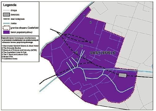 Przemiany terenów poprzemysłowych w miejscach dziedzictwa 203 Ryc. 1.