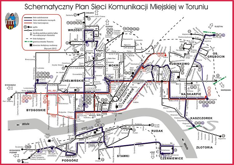 Zintegrowany program rozwoju transportu publicznego dla aglomeracji bydgosko toruńskiej, ze szczególnym Rys. III.4.2.1.