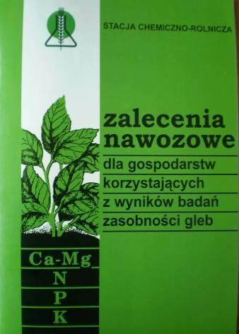 Laboratoria mogą za dodatkową opłatą opracować zalecenia nawozowe dla gospodarstwa.